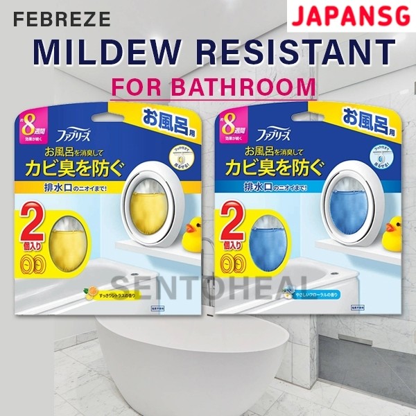Febreze Bath Mildew Resistant for Bathroom Floral/ Citrus - Anti Mold ...