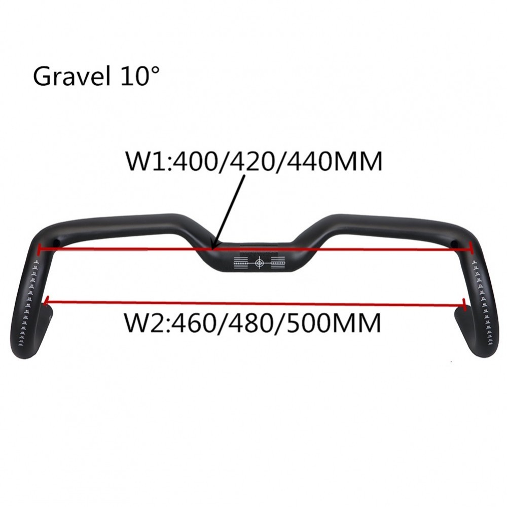 Durable Carbon Handlebar for Road Bikes Drop Bar Design Available in ...