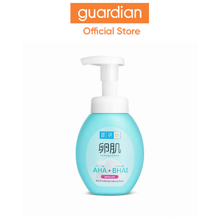 Hada Labo AHA BHA Exfoliating Foaming Wash for Clear Skin | Shopee ...