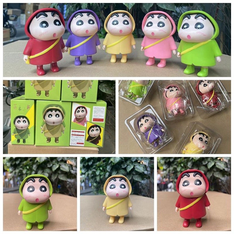 Crayon Shin-chan Raincoat Cute Carton character Stand Ver. Anime Action ...