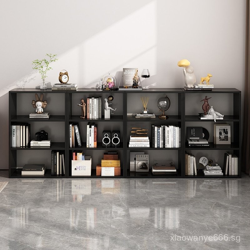 Light Luxury Bookshelf Storage Rack Floor-standing Home Bookcase ...