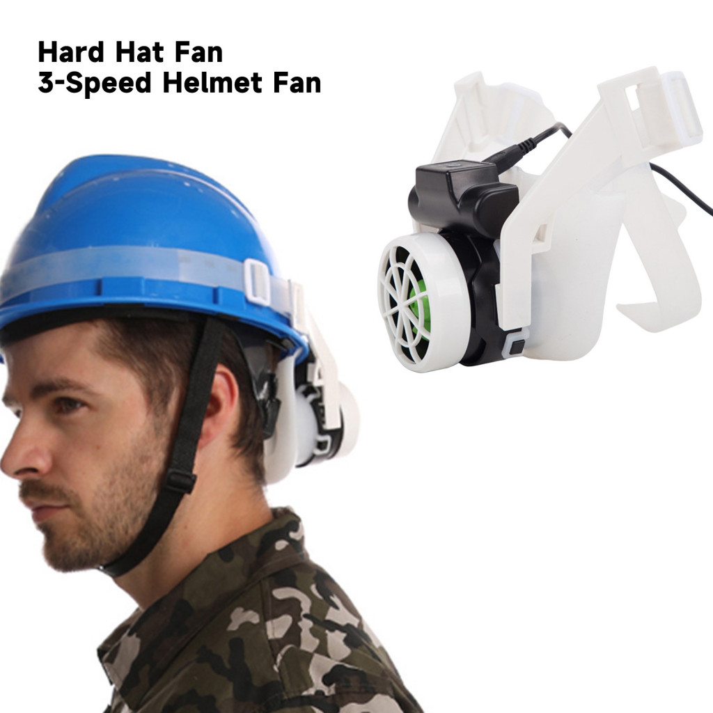 {BIG} 3speed Helmet Fan Hard Hat Fan Portable Helmet Fan with