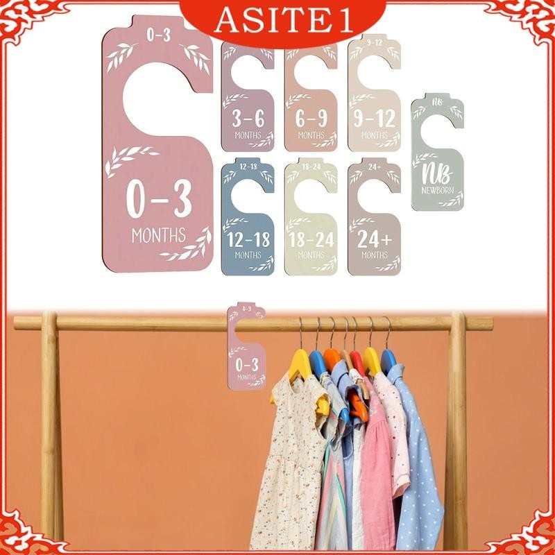 [ 8x Baby Closet Size Dividers Baby Closet Organizer Nursery Decor ...