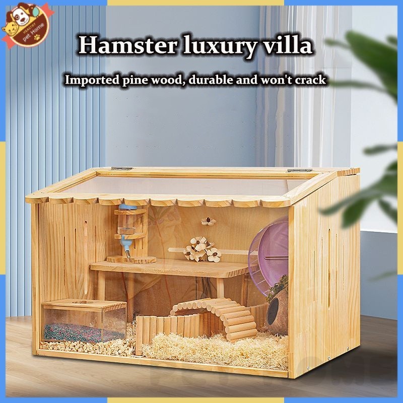 Photo inspiration: Visual Reference: Hamster Solid Wood Cage Golden Bear Rutin Chicken Cheap Large