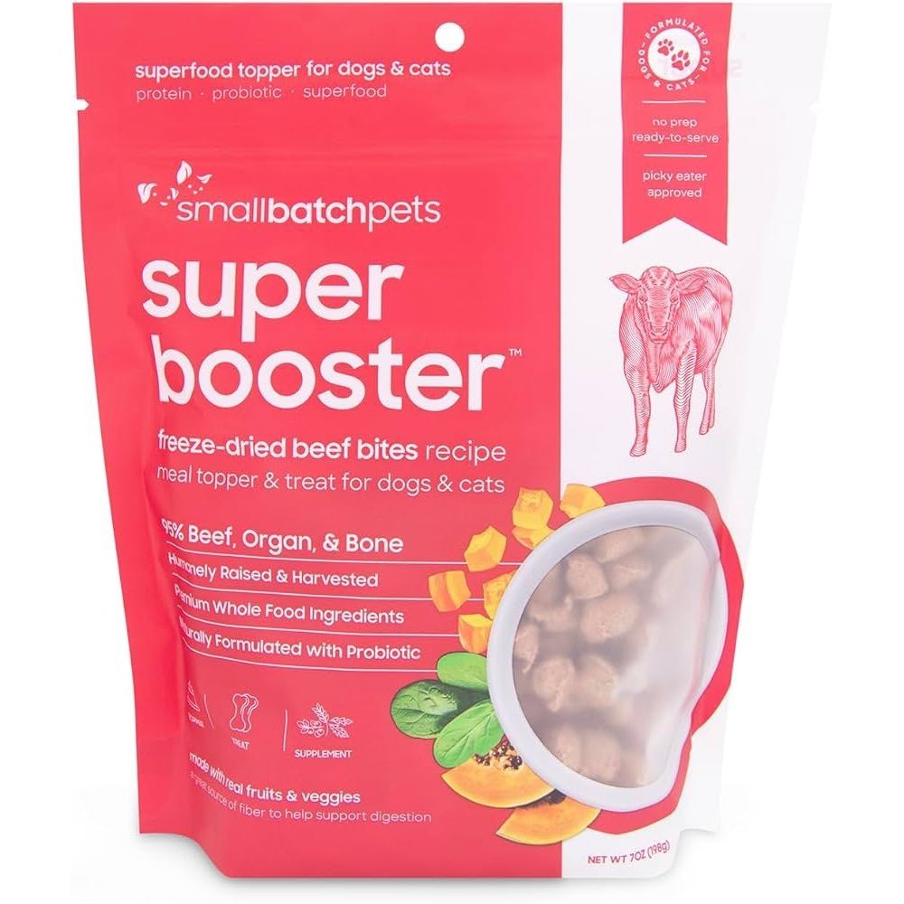 10% OFF: Smallbatch Super Booster Freeze Dried Beef Bites Cat & Dog ...