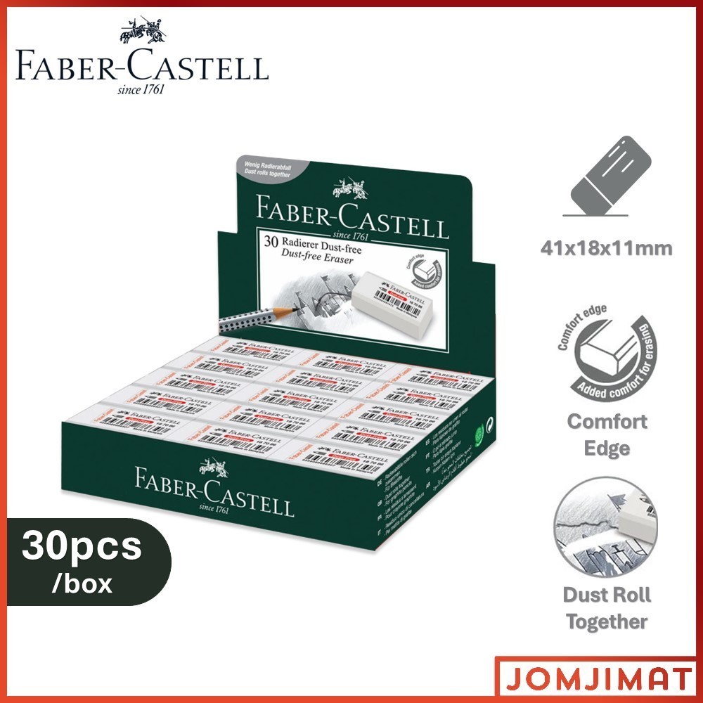 Faber-Castell Dust Free Eraser Black | Garner Stationery