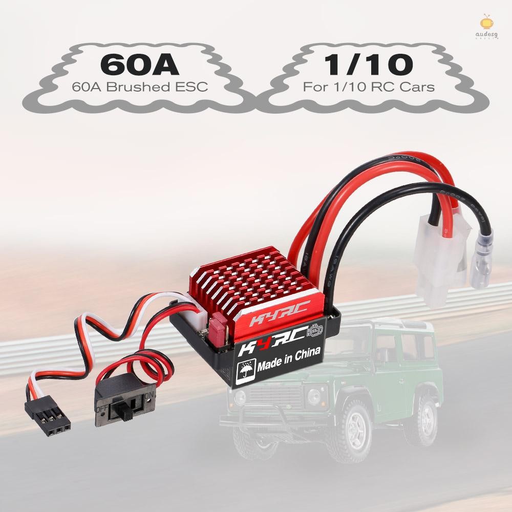 60A ESC Remote Control Car ESC Brushed Electric Speed Controller 6V/2A ...