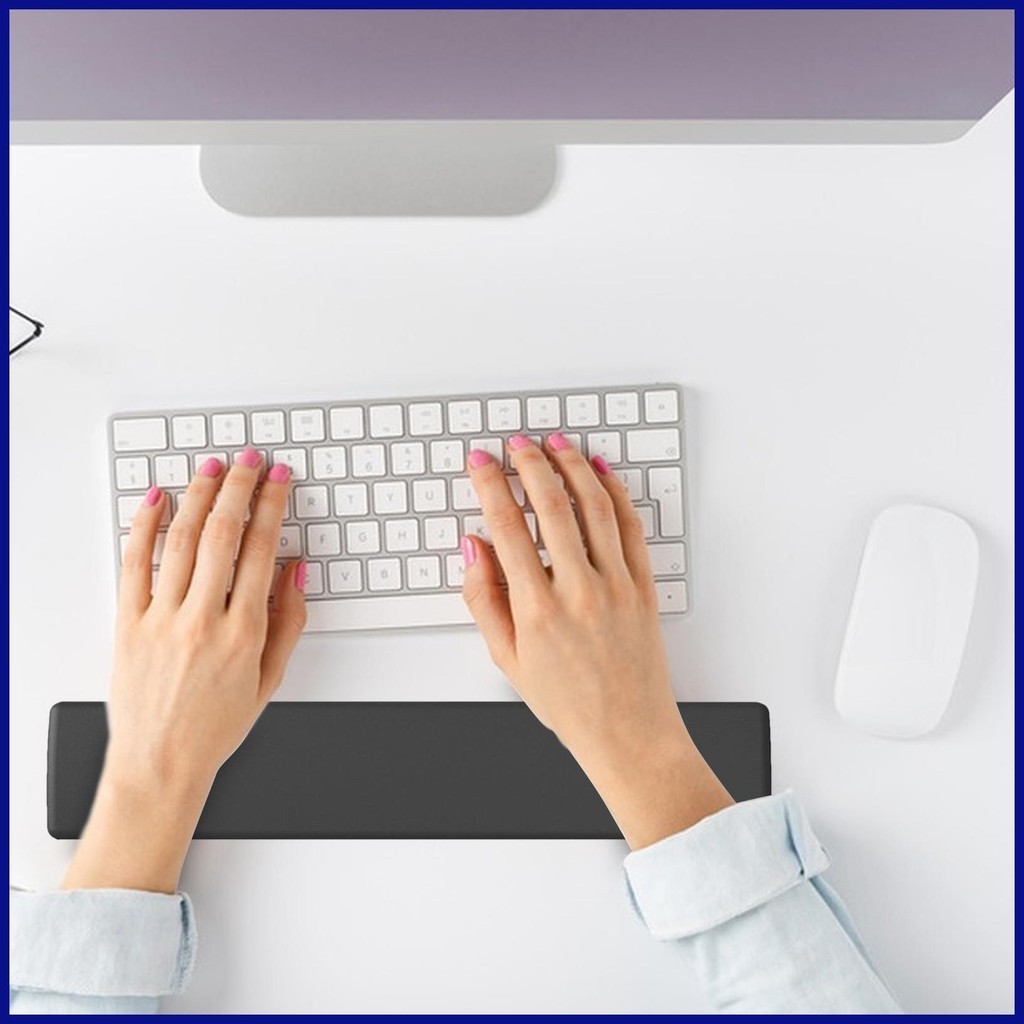 Keyboard Elevated Stand Acrylic Tilted Keyboard Stand with Wrist Rest