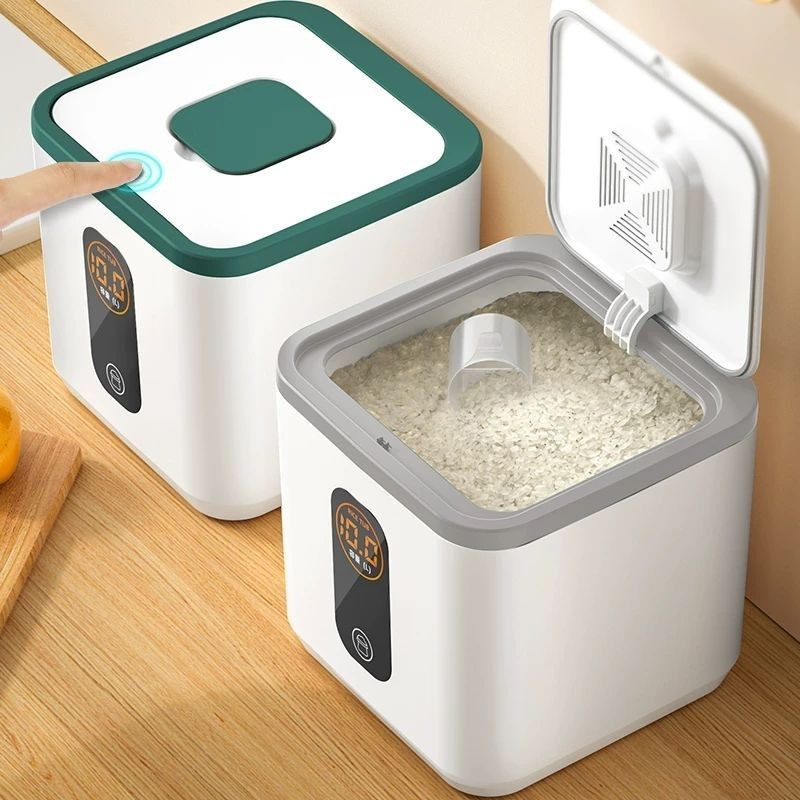 Rice Storage Bucket Kitchen Flour Storage Tank Noodle Bucket Rice ...