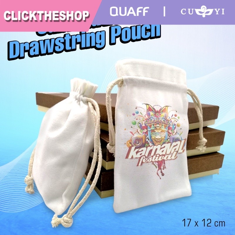 Sublimation Printable Drawstring Coin Purse Velvet Soft Fabric Glammosa ...