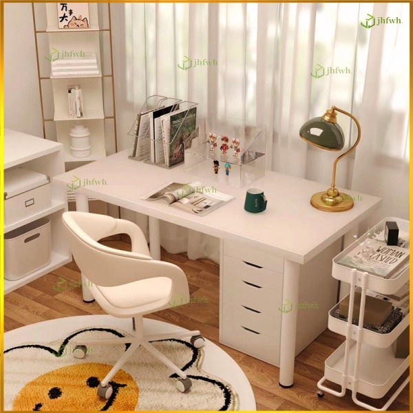 Simple computer desk desktop gaming home office desk bedroom outdoor ...