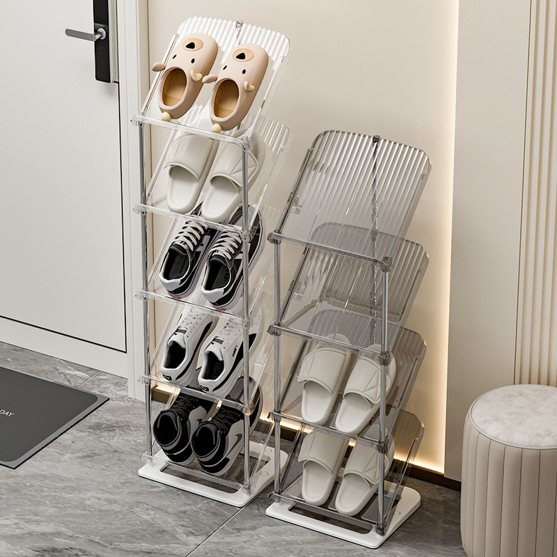 Vertical Shoe Rack for Home Entrance, Slanted Shoe Rack for Indoor Use ...