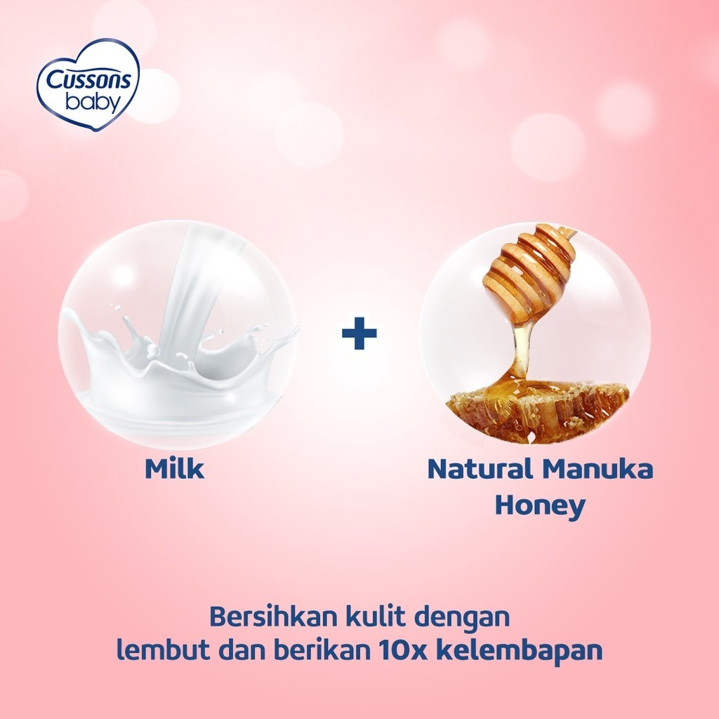 Cussons Baby Milk Bath Soft & Smooth - Sabun Mandi Bayi Refill 600 ml / Merah Jingga Official - Gambar 4