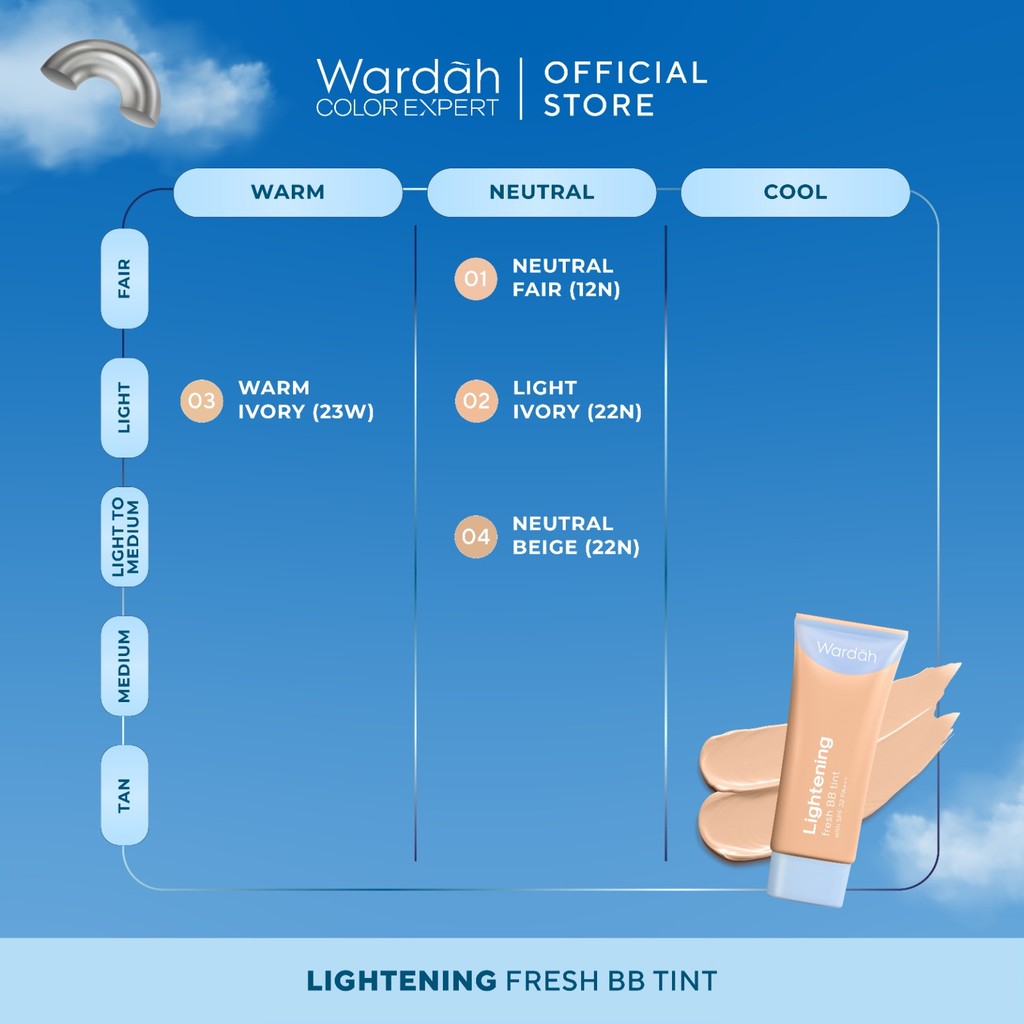 [CREATOR PICKS] WARDAH Lightening Fresh BB Tint 30ml & 15ml - Base Makeup Super Ringan yang Diformulasikan dengan SPF 32 PA+++ dan Serum Niacinamide Untuk Hasil Makeup Flawless dan Cerah - Makeup - Gambar 2