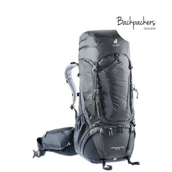 Deuter Aircontact Pro Graphite Black 75l Shopee Singapore