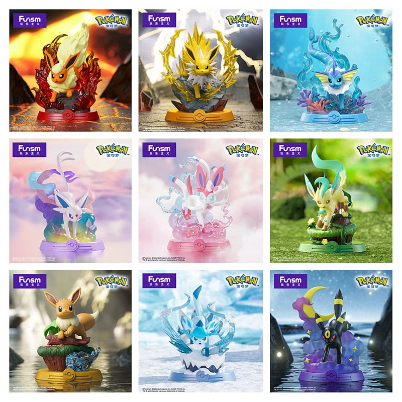 Original Funism Pokemon Pocket Monsters Eevee Adventure Blind Box