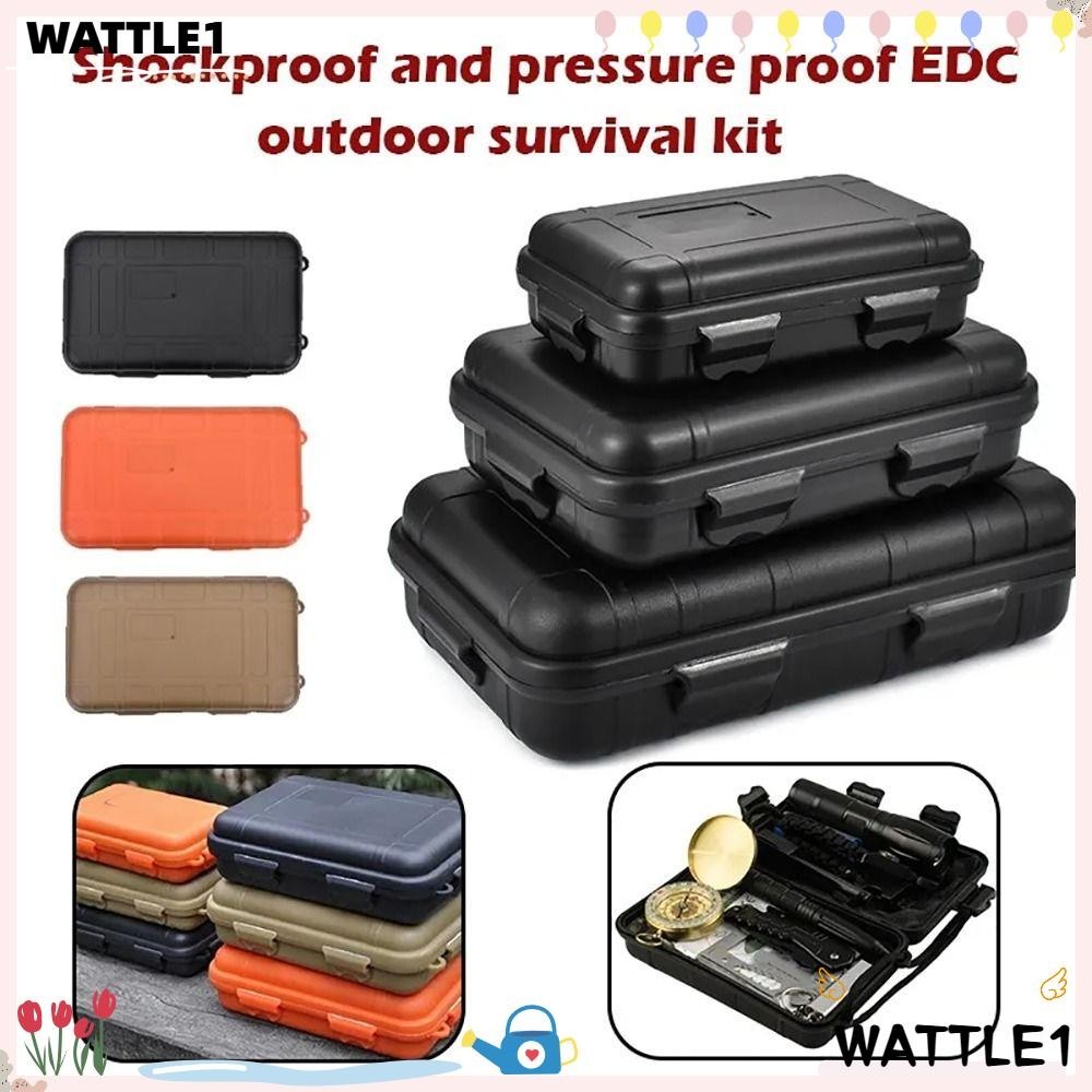WTTLE 1Pcs Travel Storage Box, Outdoor S/M/L Size Box, Plastic ...