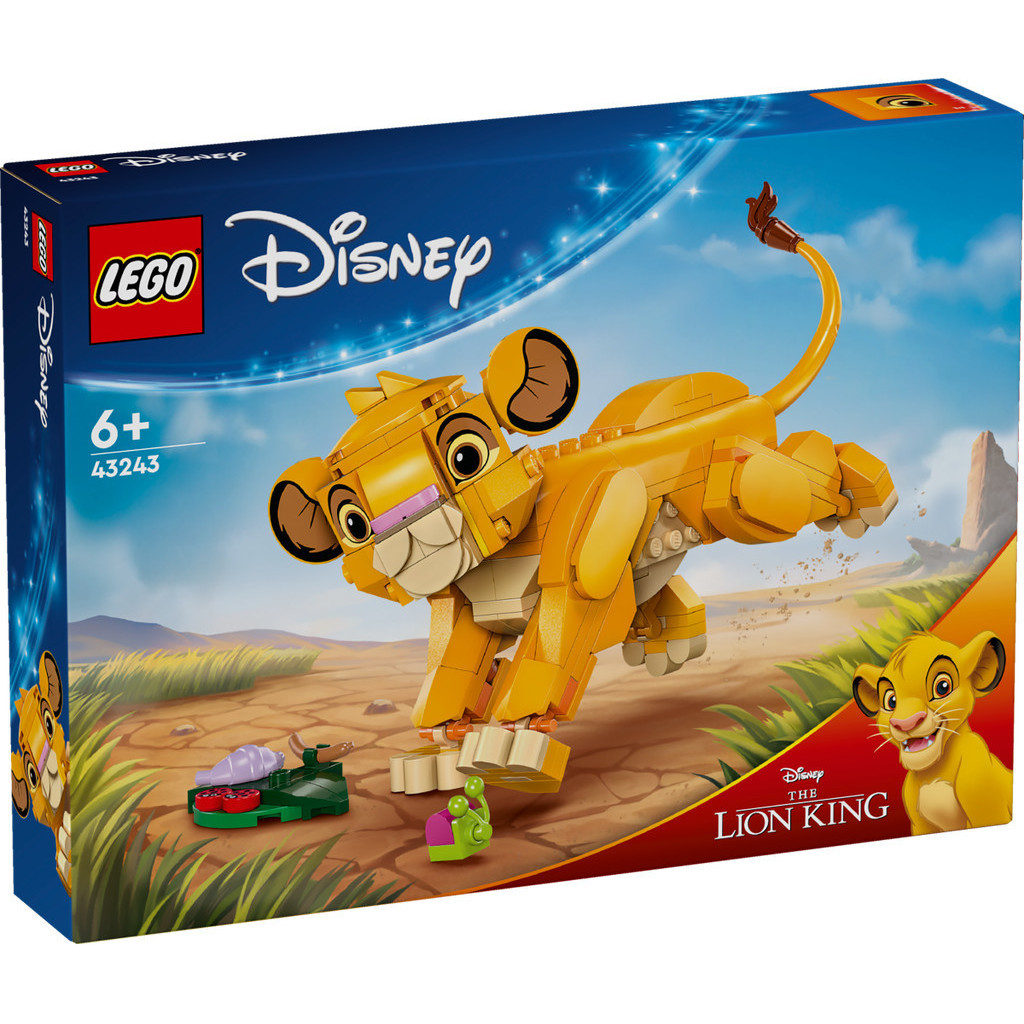 LEGO 43243 Disney Simba the Lion King Cub Building Toy Set (222 Pieces ...