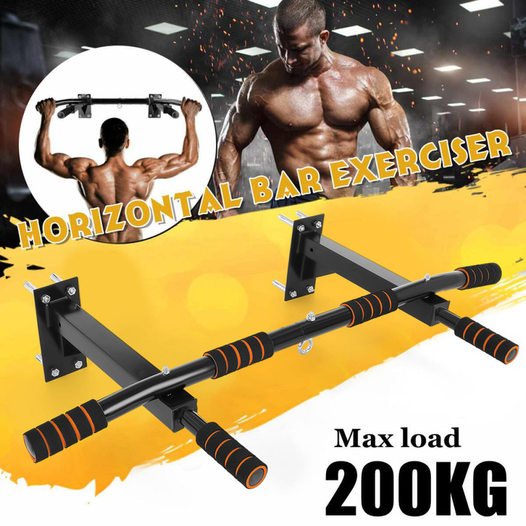 Wall Mounted Pull Up Bar Gym Home Exercise Fitness tool | Shopee Singapore