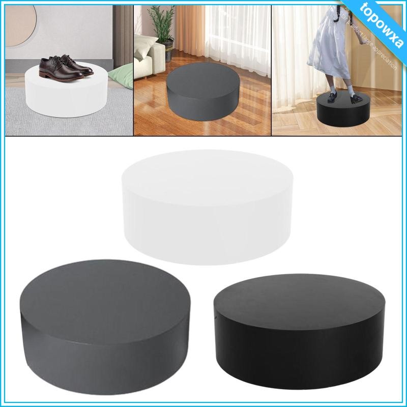 [Topowxa] Round Table Countertop Wooden Riser Mannequin Display ...