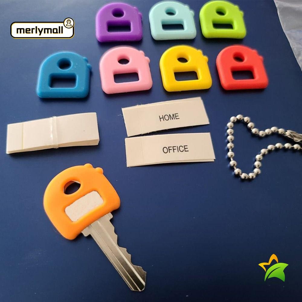 MERLYMALL 2Pack Topper Key Holder, Elastic Label Key Cap Covers ...