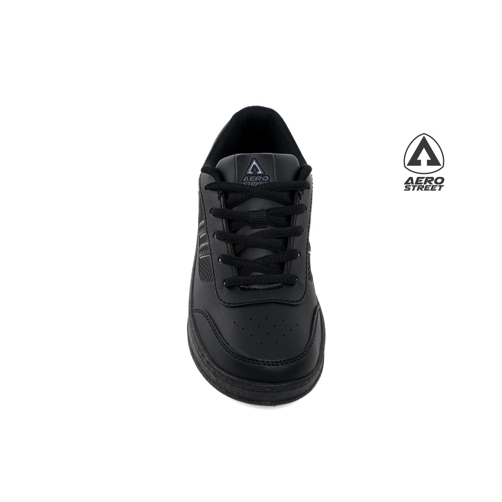 Aerostreet 31-36 Airstrike All Black - Sepatu Sneaker Casual Sekolah - Gambar 4