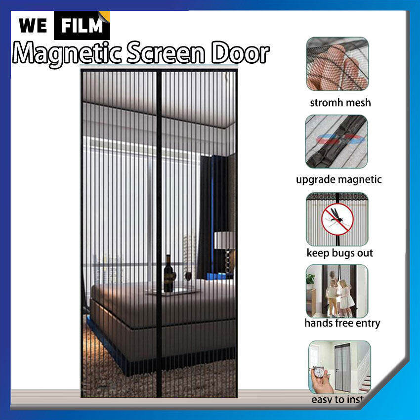 Mosquito Net Window Screen Mesh Curtain Self-Adhesive Anti-mosquito ...