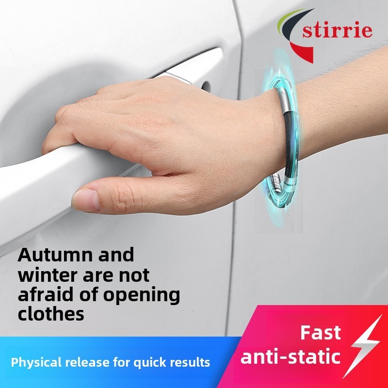 Anti Static Titanium Ionic Magnetic Wristband Silicone Bracelet