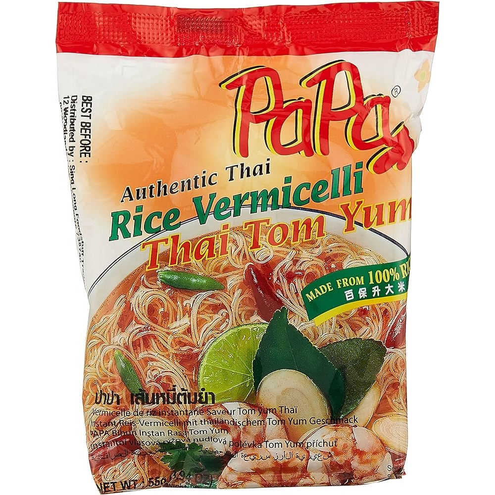 PAPA RICE VERMICELLI TOM YUM 5SX55G | Shopee Singapore