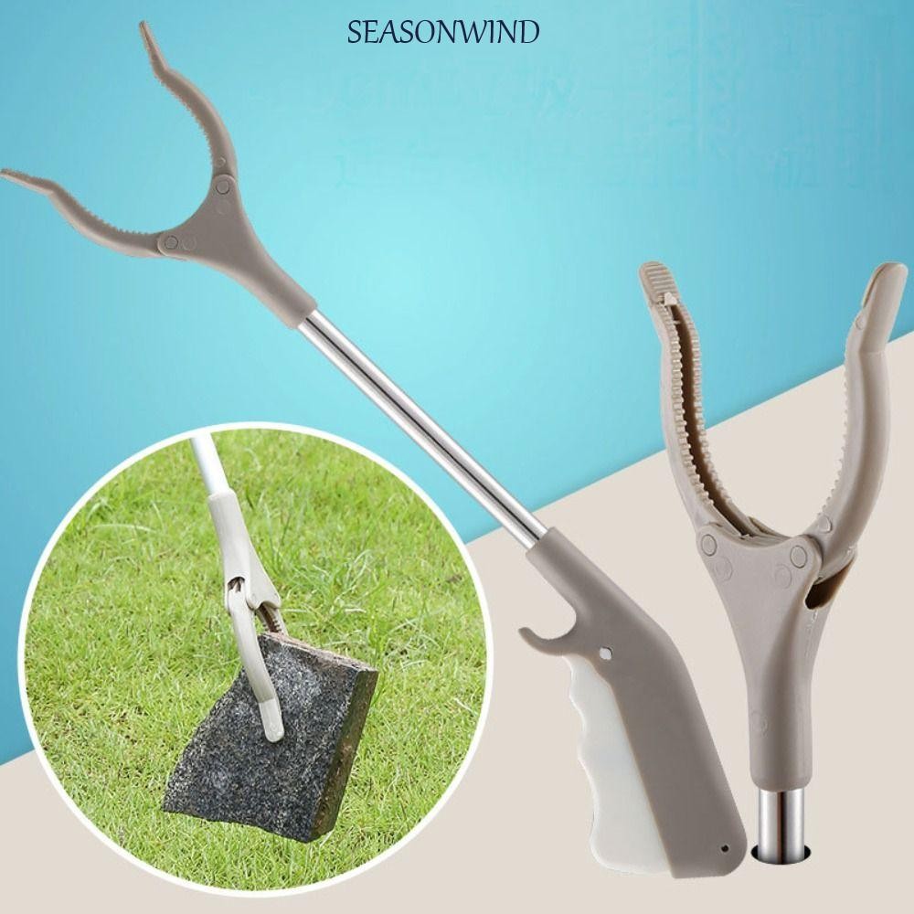 SEASONWIND Garbage Picker, With Handle Long Handled Trash Reacher ...