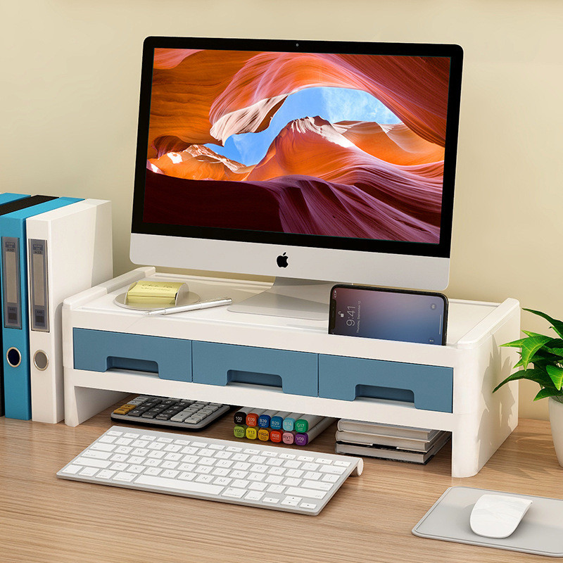 [48H Shipping] Desktop Organizer Box Desk Office Neck Protection ...