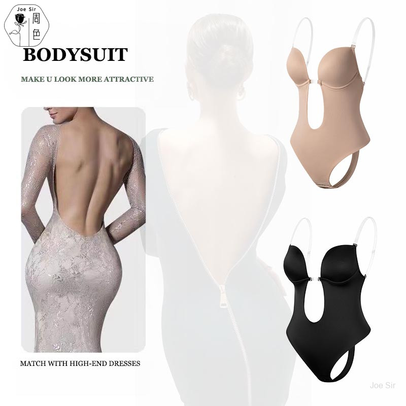 Joe Sir Backless Body Shaper for Women, Tummy Control Waist Trainer Corset  - Slim Fit Shapewear Bodysuit for Clubbing, Date Night | Smooth No Roll Up  | Shopee Singapore