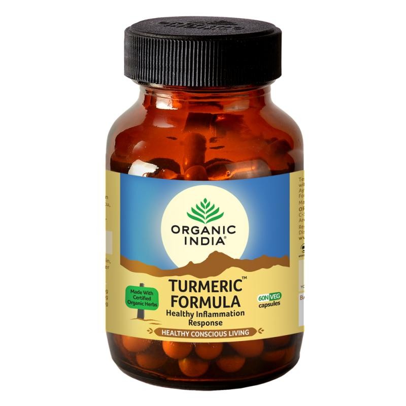 Organic India Turmeric 60 Capsules (Enhance Immunity and healthy joints ...