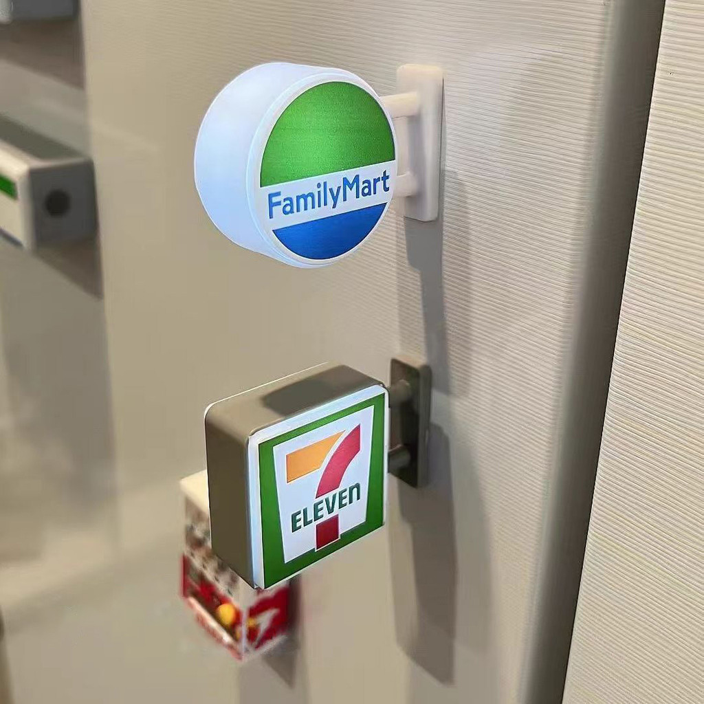 【shipment within 24 hours】 711 fridge magnet convenience store night ...