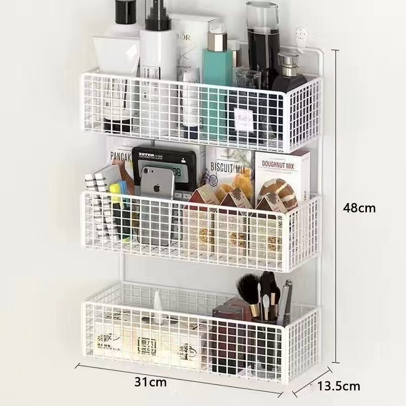 Bathroom Storage Bathroom Storage Rack Punch-free Bathroom Wall-mounted 