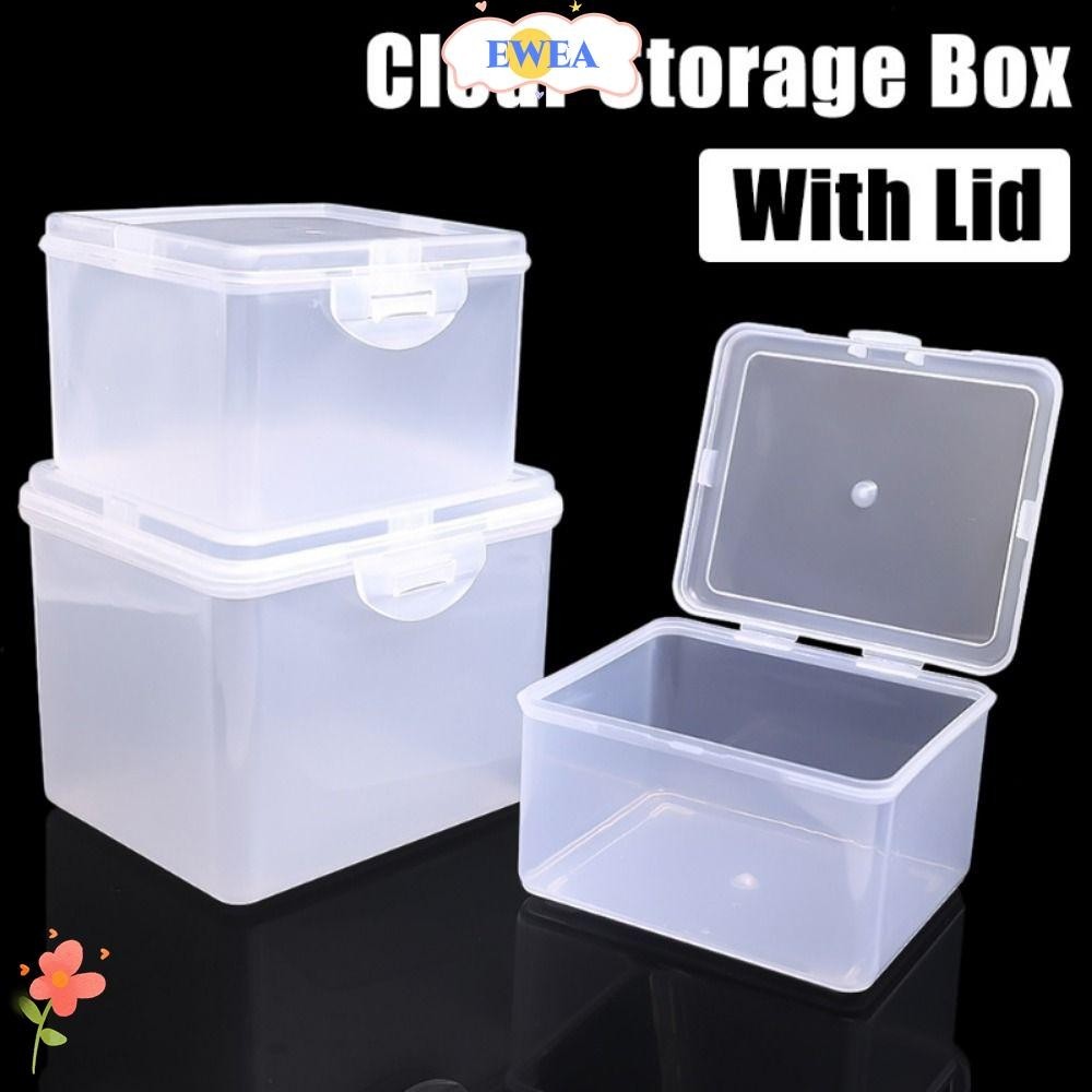 EWEA Storage Box, Plastic Multi-purpose Storage , Transparent ...