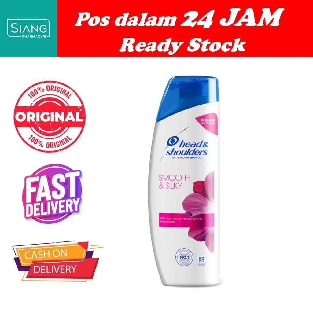 (Expiry 22/6/2024) HEAD & SHOULDERS SHAMPOO S/SILKY 70ML Shopee