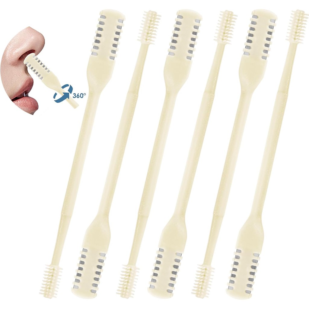 3PCS 2 in 1 Nasal Hair Cutter Double Sided Nose Hair Trimmer for Men ...
