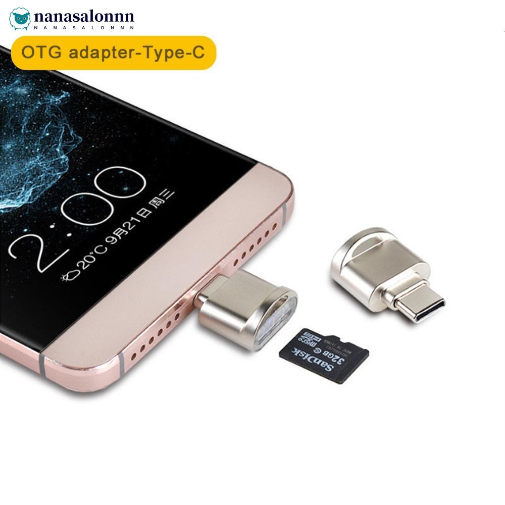 【NSN】 Portable Mini Card Reader Type C Micro SD TF Memory Card Reader ...