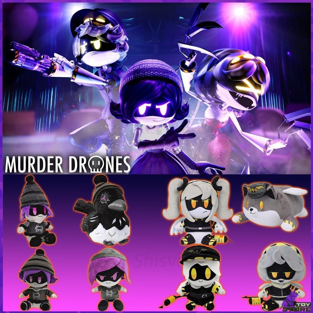 NEW! Game MURDER DRONES 3 Plush Toys /Uzi Doorman/Serial Designation J ...