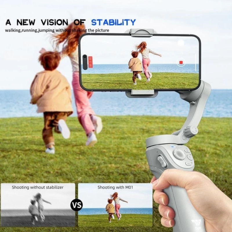 【SPLGAN】 M03 3-Axis Gimbal Stabilizer Smartphone Handheld Anti-Shake ...