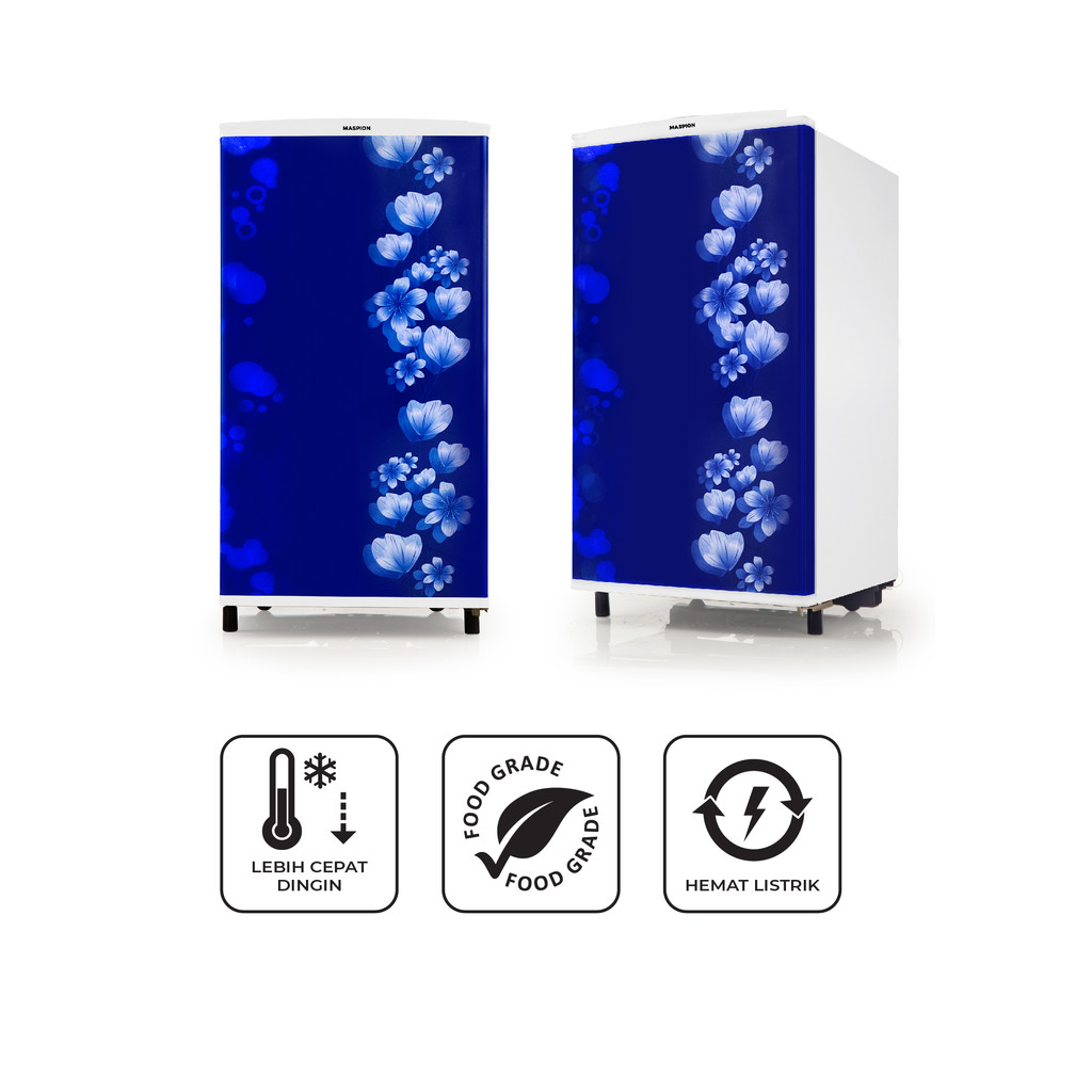 Maspion Kulkas Refrigerator Lemari ES 168 Liter URG-168 FM BP - Gambar 3