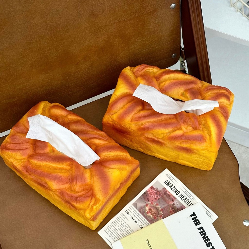 Cute Creative Toast Tissue Box ins High-value Bathroom Living Room ...