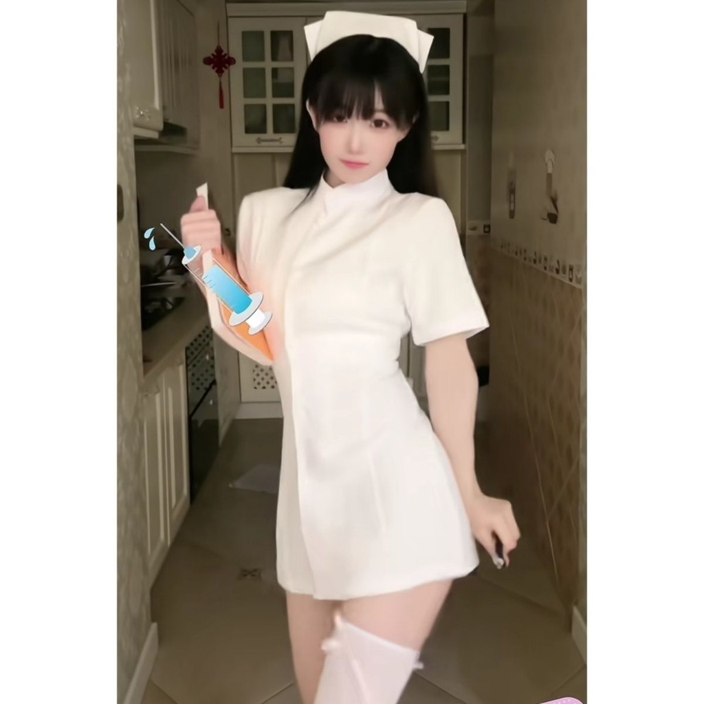 Sexy Nurse Suit Short Skirt Suit yv42723