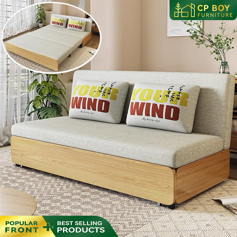 Pansu Sofa Bed Living Room Foldable Day Bed Sofa Multifunctional Sofa