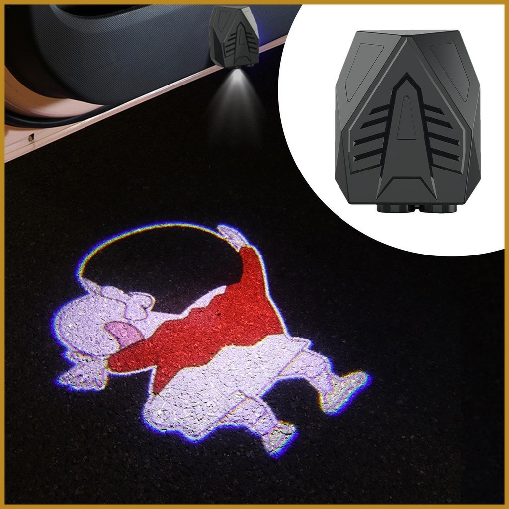 Car Door Welcome Lights Light Logo Projector Wireless LED Door Pastable ...