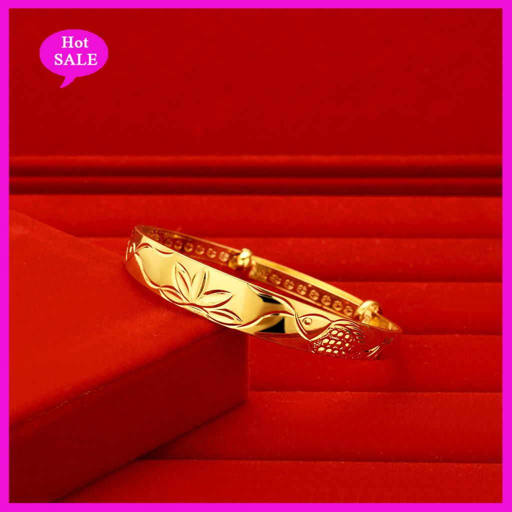 Wechat Hot-selling Lotus Bracelet Imitation Gold Jewelry Car Flower ...