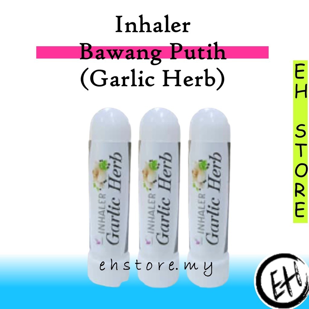 INHALER GARLIC HERB + colds, phlegm, sneeezing, nose pain, itching ...