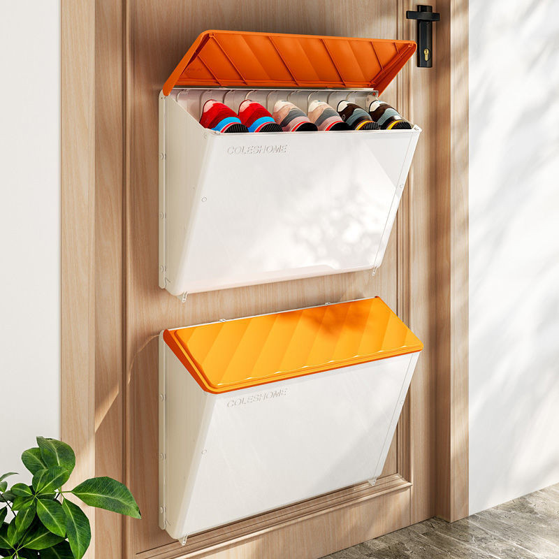 Shoe Rack behind Doors Space-Saving Shoe Storage Fantastic Ultra-Thin ...