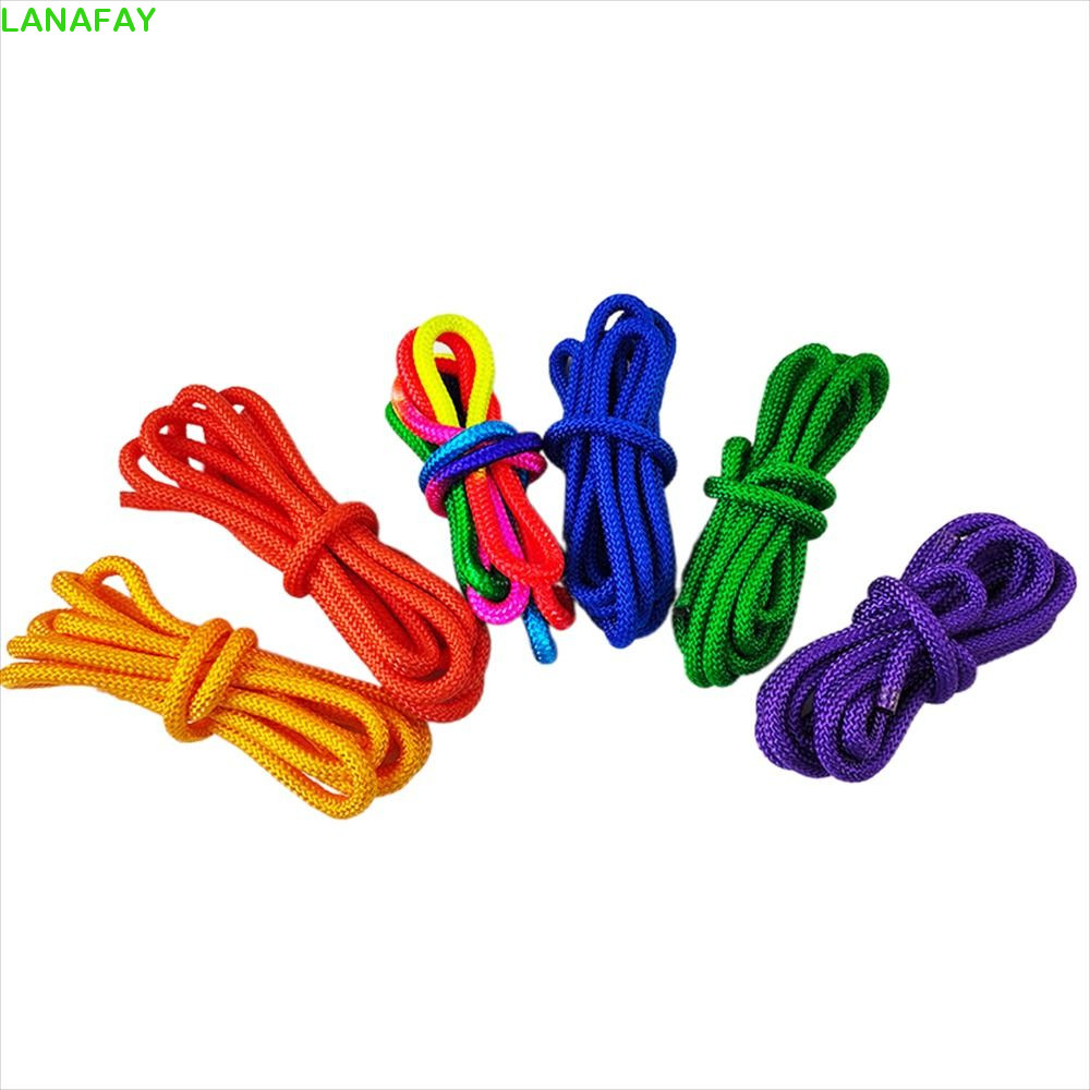 LANAFAY Gymnastics Arts Rope, Rainbow Color Artistic Rhythmic Rope ...
